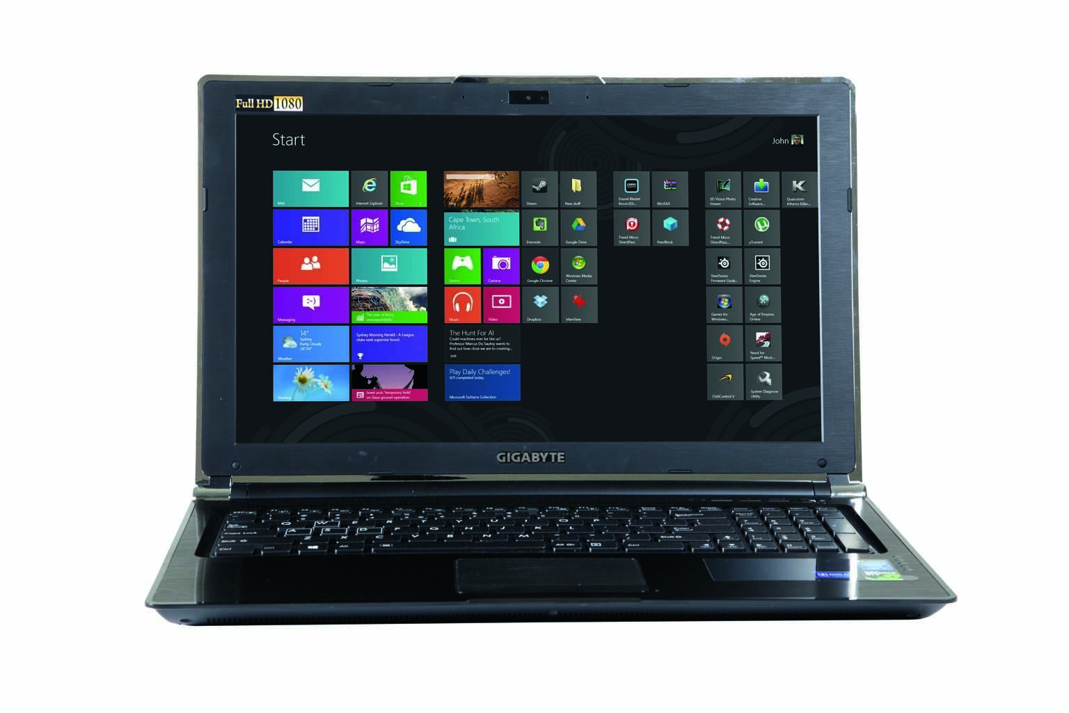 Review Gigabyte P25W Atomic Hyper Gaming Laptops PC Tech 